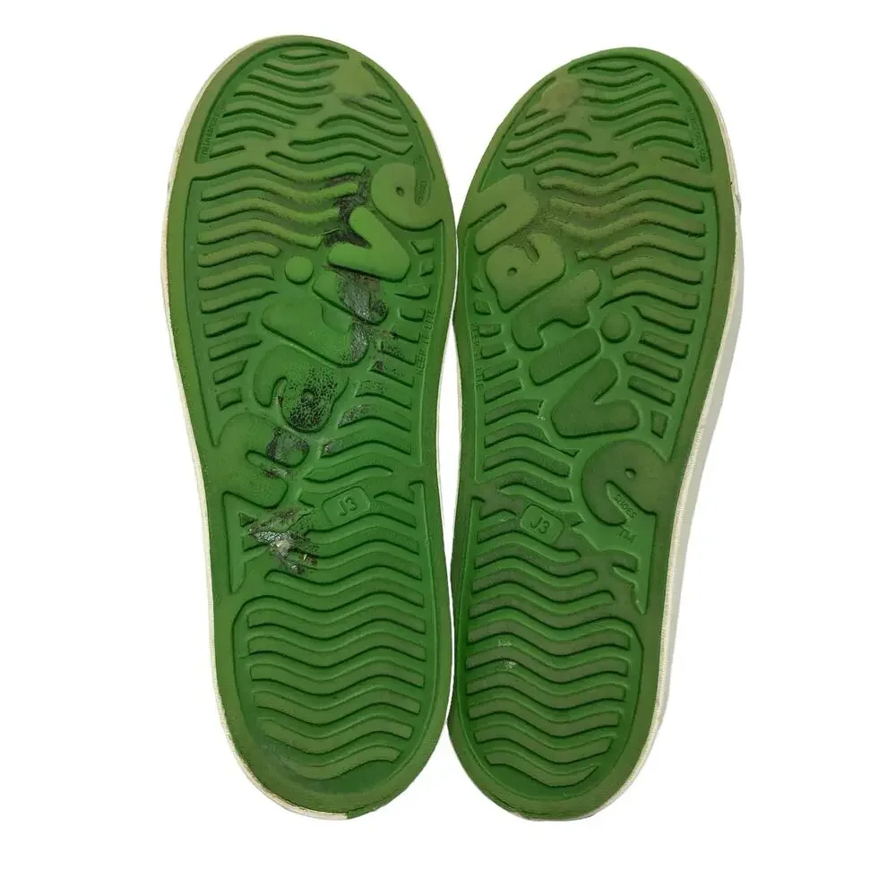NATIVE Green Cream Camo Print Jefferson Slip On Water Shoes Size 3 Big Kid